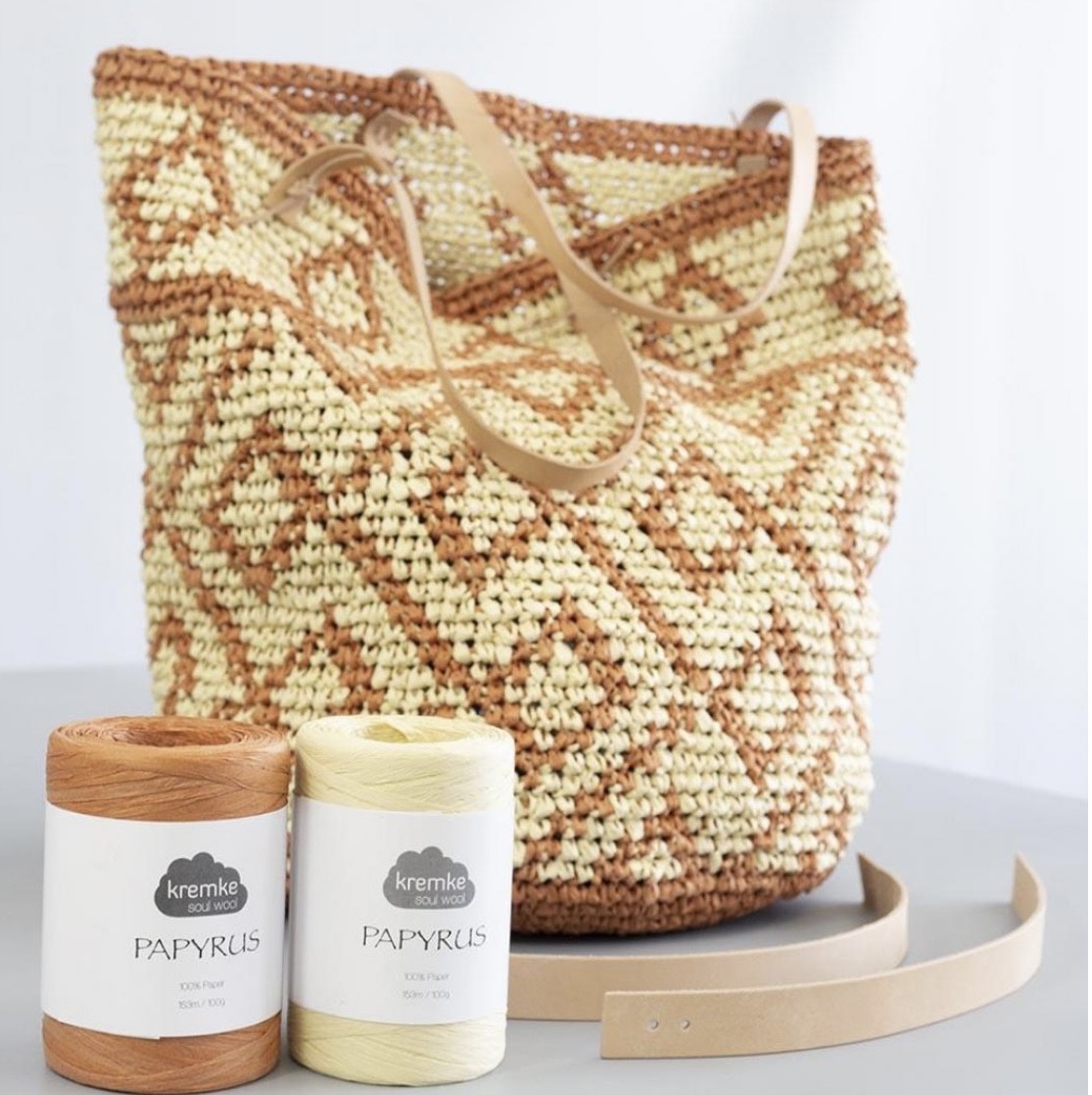 Kremke Papyrus Raffia juostelė